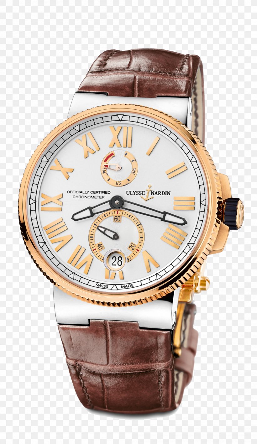 Marine Chronometer Ulysse Nardin Chronometer Watch Chronograph, PNG, 1000x1729px, Marine Chronometer, Automatic Watch, Brown, Chronograph, Chronometer Watch Download Free