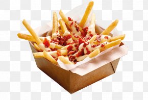 Bacon Bits - French Fries Cheese Fries Fast Food Guacamole Hamburger PNG