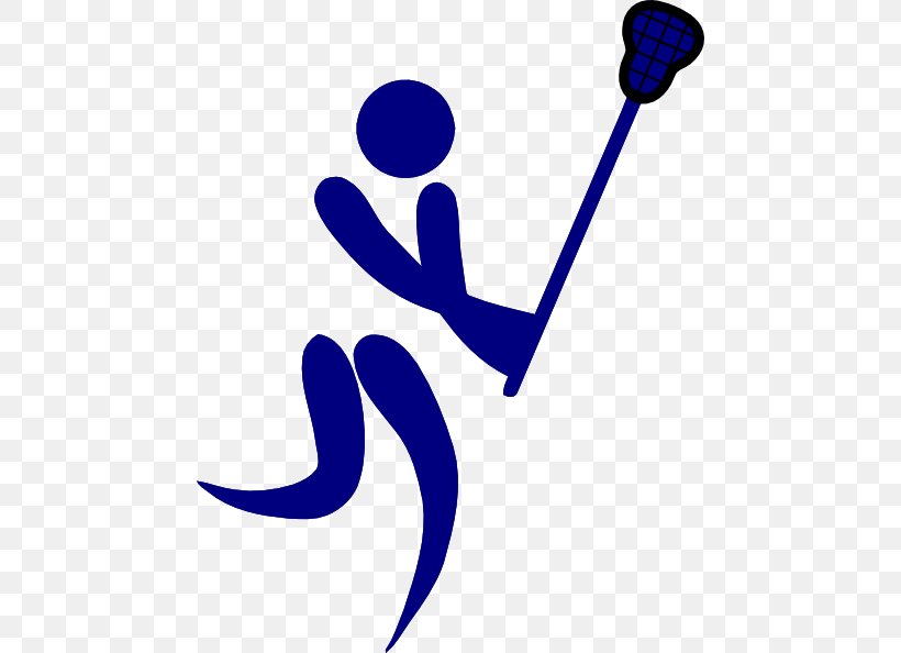 Olympic Games Lacrosse Stick Pictogram Clip Art, PNG, 462x594px, Olympic Games, Area, Blue, Field Hockey, Lacrosse Download Free