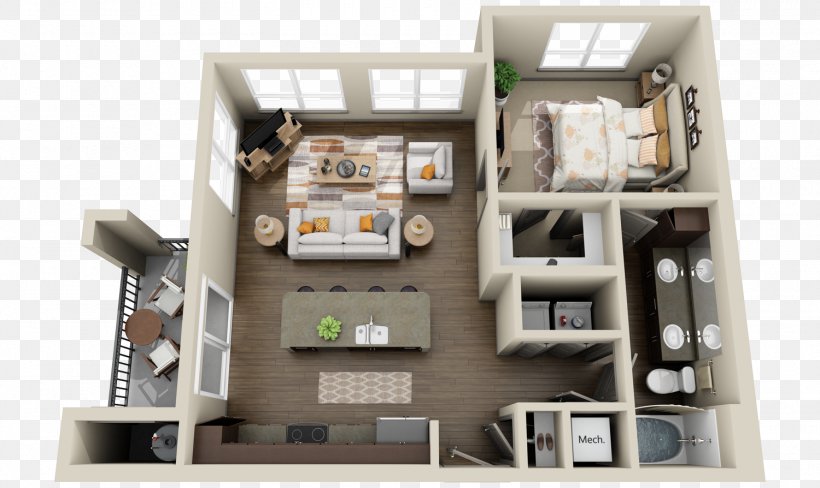 Apartment 3D Floor Plan House Plan, PNG, 1500x894px, 3d Floor Plan, Apartment, Architecture, Bedroom, Building Download Free