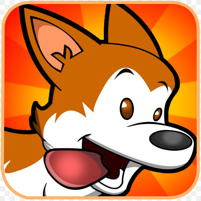 Dog Red Fox Whiskers Clip Art, PNG, 1024x1024px, Dog, Artwork, Carnivoran, Cartoon, Dog Like Mammal Download Free