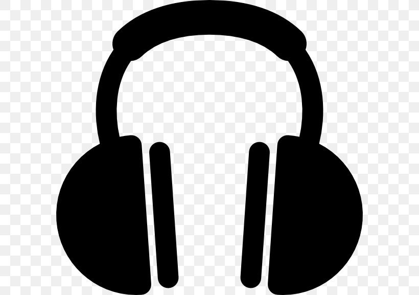 Headphones Clip Art, PNG, 600x577px, Headphones, Audio, Audio Equipment, Black And White, Disc Jockey Download Free