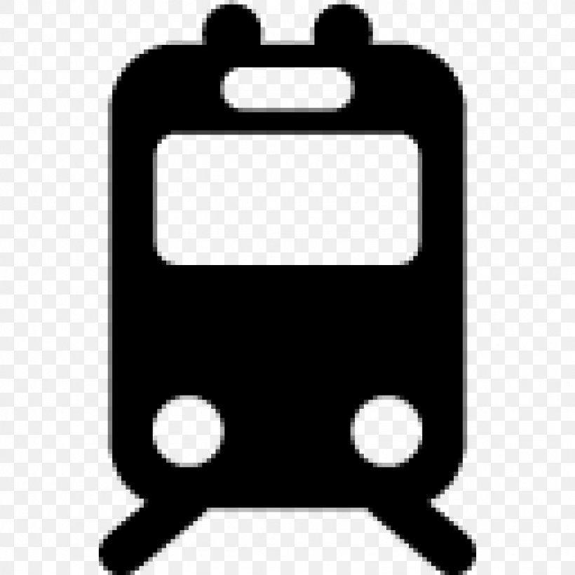 Train Rail Transport Rapid Transit, PNG, 1024x1024px, Train, Black, Font Awesome, Locomotive, Rail Transport Download Free