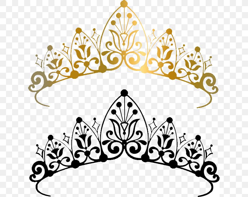 rapport Regenerativ Kamp Crown Pattern, PNG, 633x650px, Tiara, Area, Art, Beauty Pageant, Black And  White Download Free