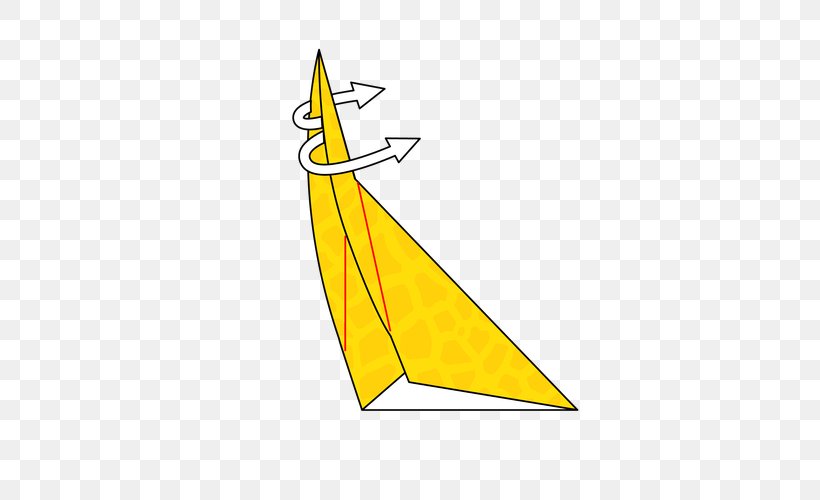 Art Origami Triangle Giraffe, PNG, 500x500px, Art, Animation, Area, Giraffe, Howto Download Free