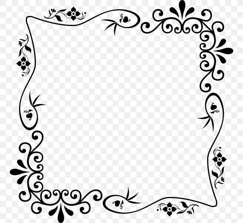 Clip Art, PNG, 754x754px, Picture Frames, Area, Art, Artwork, Black Download Free