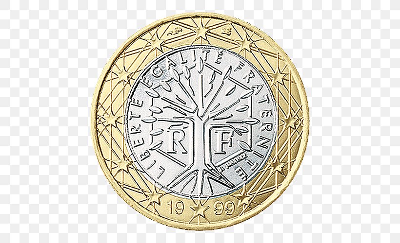 France 1 Euro Coin French Euro Coins, PNG, 500x500px, 1 Cent Euro Coin, 1 Euro Coin, 2 Euro Coin, 2 Euro Commemorative Coins, 20 Cent Euro Coin Download Free