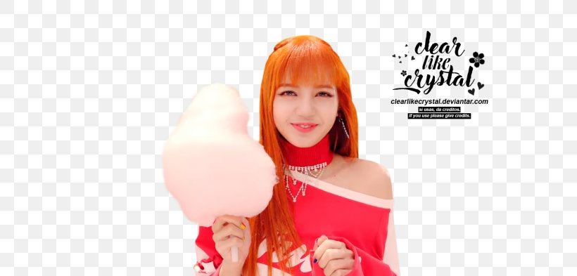 Lisa As If It's Your Last BLACKPINK K-pop Hair Coloring, PNG, 700x393px, Watercolor, Cartoon, Flower, Frame, Heart Download Free