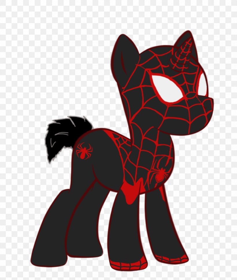Spider-Man Pony Miles Morales Horse Carnage, PNG, 822x972px, Spiderman, Amazing Spiderman, Animal Figure, Art, Black Download Free