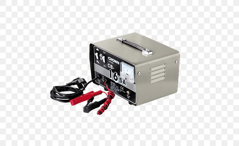 Battery Charger Power Converters Mains Electricity Voltage Regulator Lead–acid Battery, PNG, 500x500px, Battery Charger, Ammeter, Apparaat, Charging Station, Computer Component Download Free