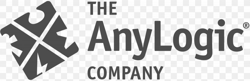 Product Design Logo Brand AnyLogic 6 In Three Days: A Quick Course In Simulation Modeling, PNG, 5000x1622px, Logo, Anylogic, Black, Black And White, Black M Download Free