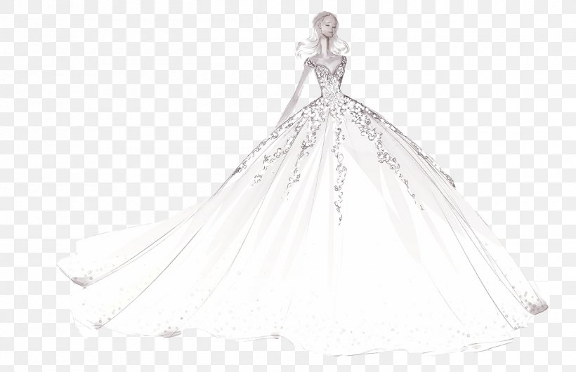 Wedding Dress Wiki Dress Black & White M Gown, PNG, 1500x971px, Wedding Dress, Art, Beauty, Beautym, Black And White Download Free