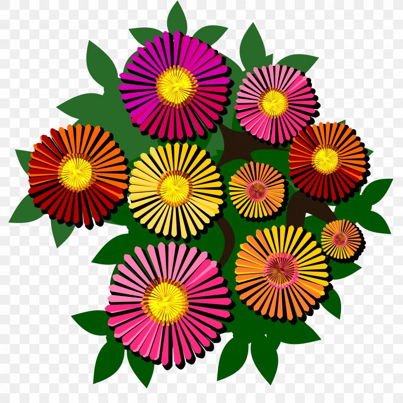 Common Daisy Chrysanthemum Floral Design Transvaal Daisy Cut Flowers, PNG, 2400x2400px, Common Daisy, Annual Plant, Chrysanthemum, Cut Flowers, Drawing Download Free