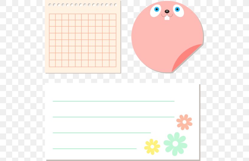 Paper Post-it Note Clip Art, PNG, 524x531px, Watercolor, Cartoon, Flower, Frame, Heart Download Free