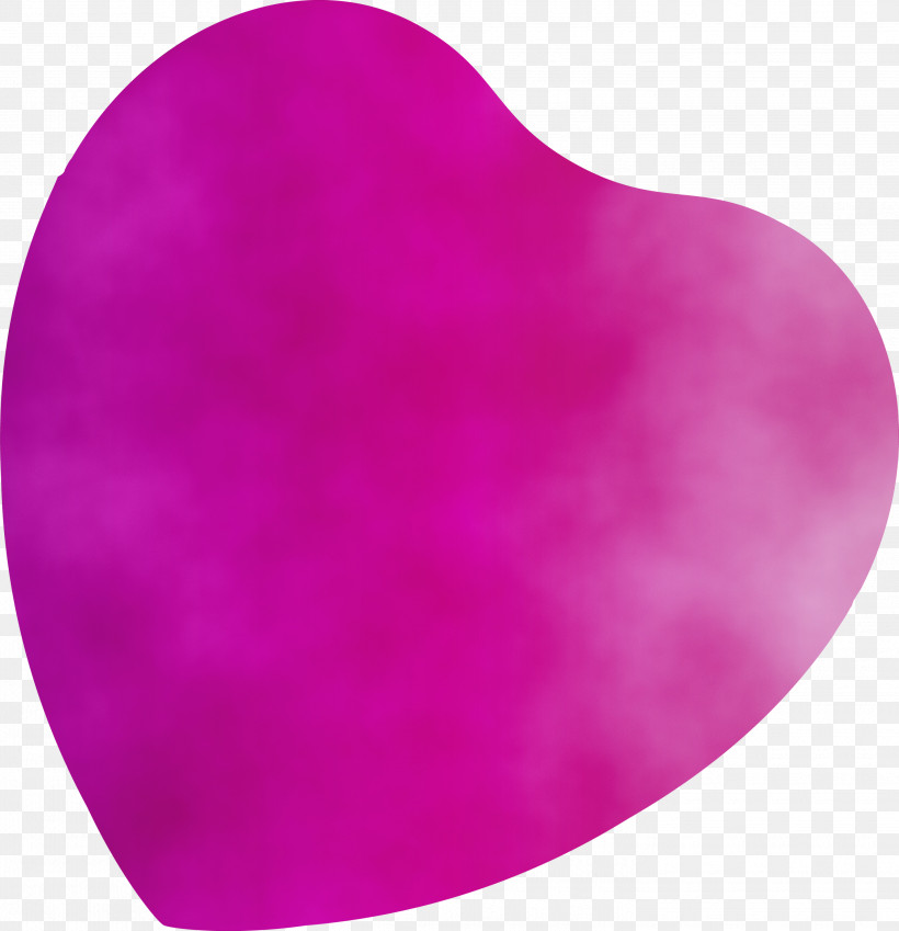 Pink Violet Purple Magenta Heart, PNG, 2895x2999px, Kawaii Heart, Heart, Magenta, Paint, Petal Download Free