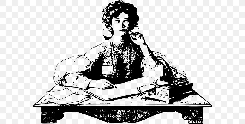 Writing Woman Clip Art, PNG, 600x417px, Writing, Art, Black And White, Creative Writing, Fictional Character Download Free
