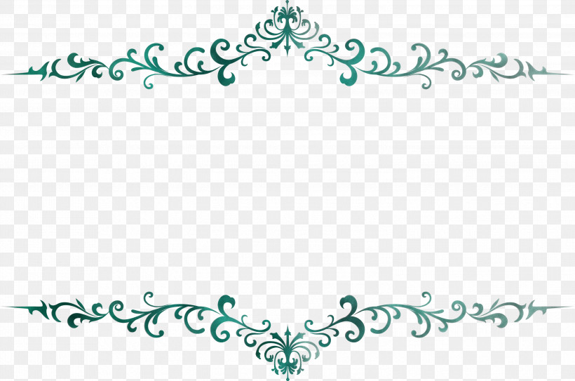 Classic Frame Wedding Frame Flower Frame, PNG, 2999x1988px, Classic Frame, Aqua, Body Jewelry, Flower Frame, Green Download Free