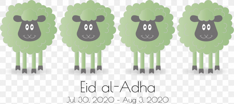 Eid Al-Adha Eid Qurban Qurban Bayrami, PNG, 3000x1335px, Eid Al Adha, Cartoon, Eid Qurban, Green, Meter Download Free