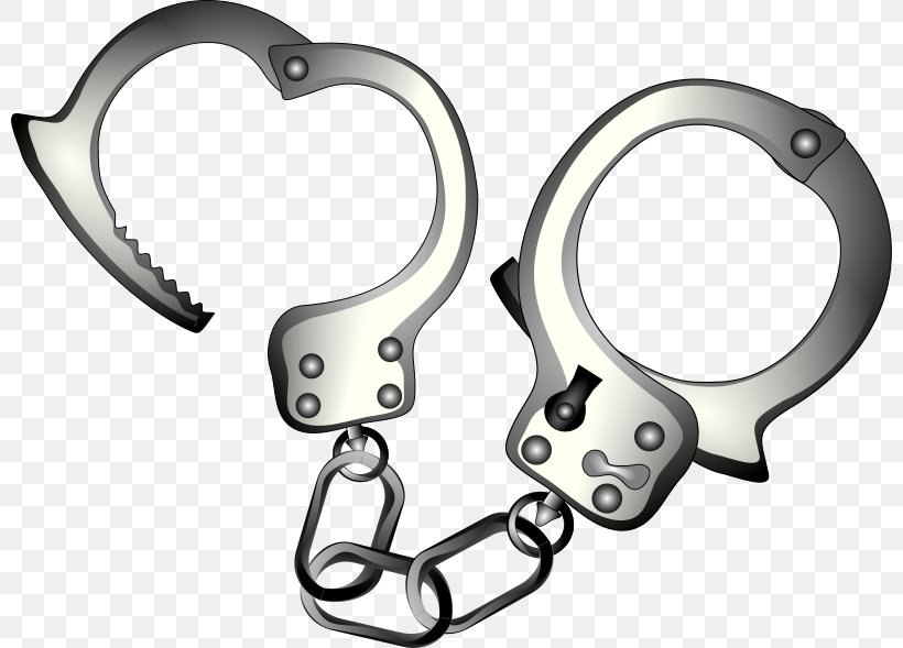 Handcuffs Clip Art, PNG, 800x589px, Handcuffs, Arrest, Auto Part, Bicycle Part, Crime Download Free