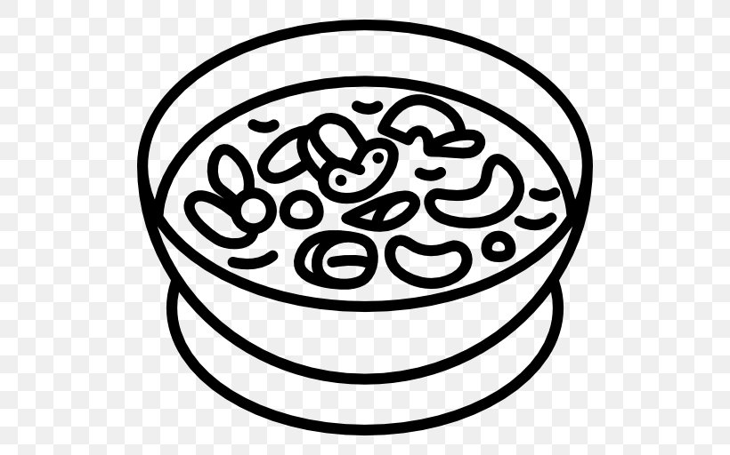 Italian Cuisine Minestrone Pasta E Fagioli Soup, PNG, 512x512px, Italian Cuisine, Art, Asian Soups, Bean, Black And White Download Free