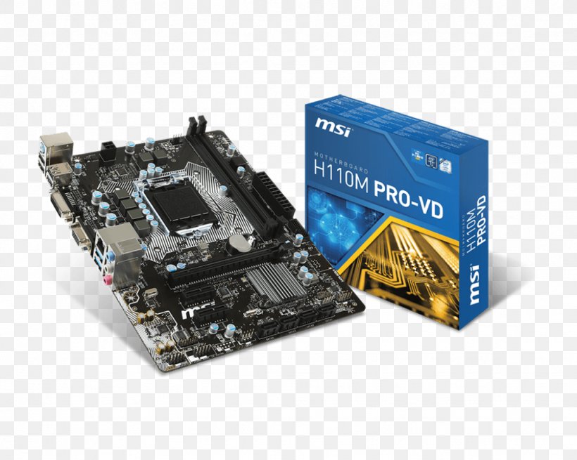 MSI H110M Intel H110 LGA 1151 Micro ATX Motherboard MicroATX, PNG, 1024x819px, Lga 1151, Atx, Celeron, Central Processing Unit, Computer Component Download Free