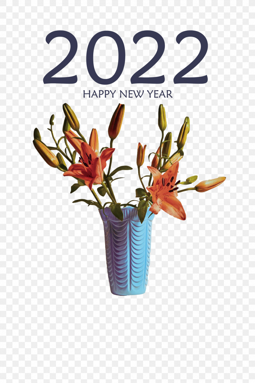 2022 Happy New Year 2022 New Year 2022, PNG, 1995x2999px, Floral Design, Biology, Cut Flowers, Flower, Flowerpot Download Free