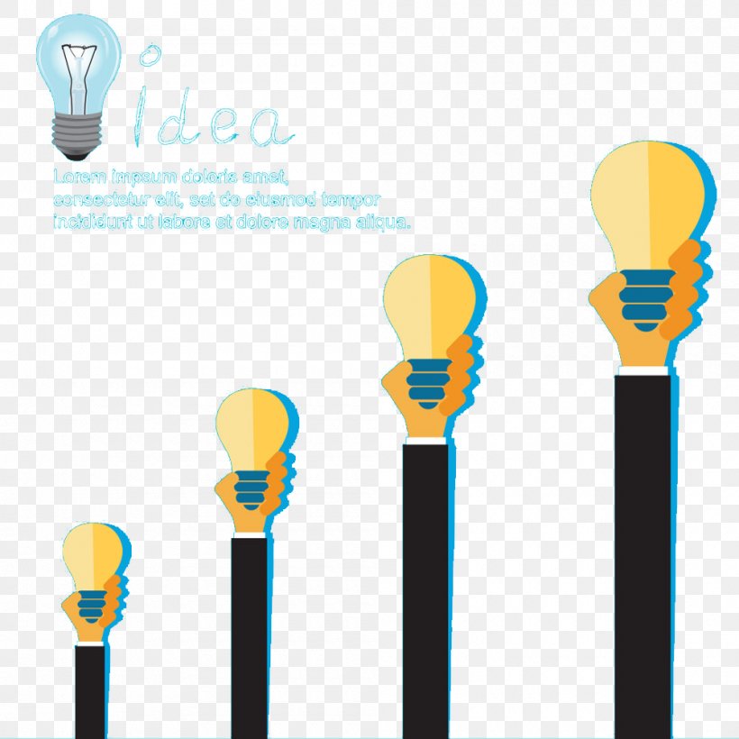 Chart Infographic Incandescent Light Bulb, PNG, 1000x1000px, Chart, Business, Career, Communication, Energy Conversion Efficiency Download Free