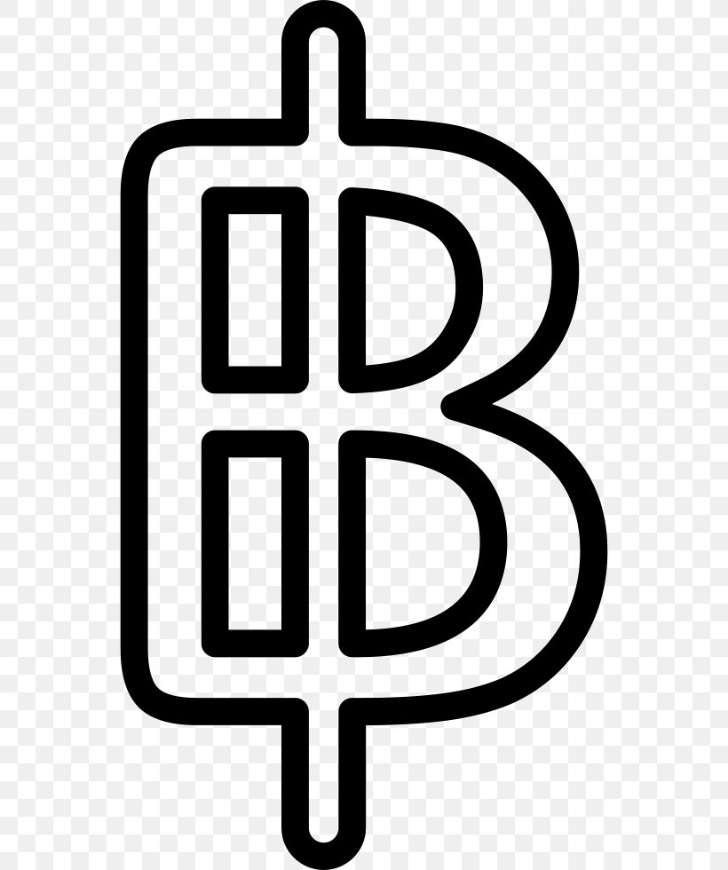 Thailand Thai Baht Currency Symbol, PNG, 550x980px, Thailand, Area, Black And White, Character, Currency Download Free