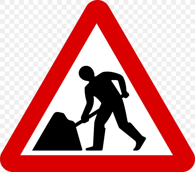 Traffic Sign Men At Work Roadworks, PNG, 1160x1024px, Traffic Sign, Area, Brand, Highway, Human Behavior Download Free