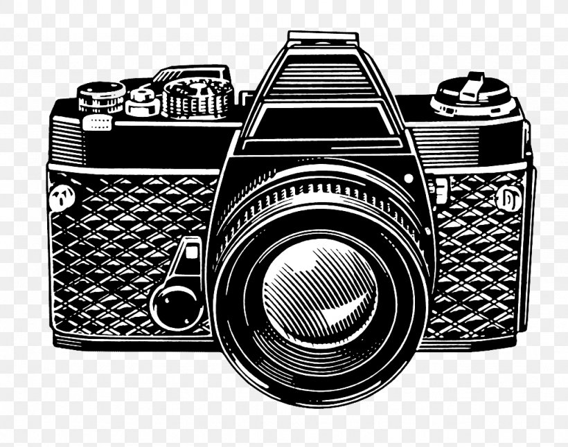 Black And White Camera Lens Photography Illustration, PNG, 1024x807px, Black And White, Automotive Design, Automotive Exterior, Brand, Camera Download Free