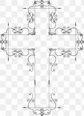 Line Art Drawing Christian Cross Clip Art, PNG, 760x760px, Line Art ...