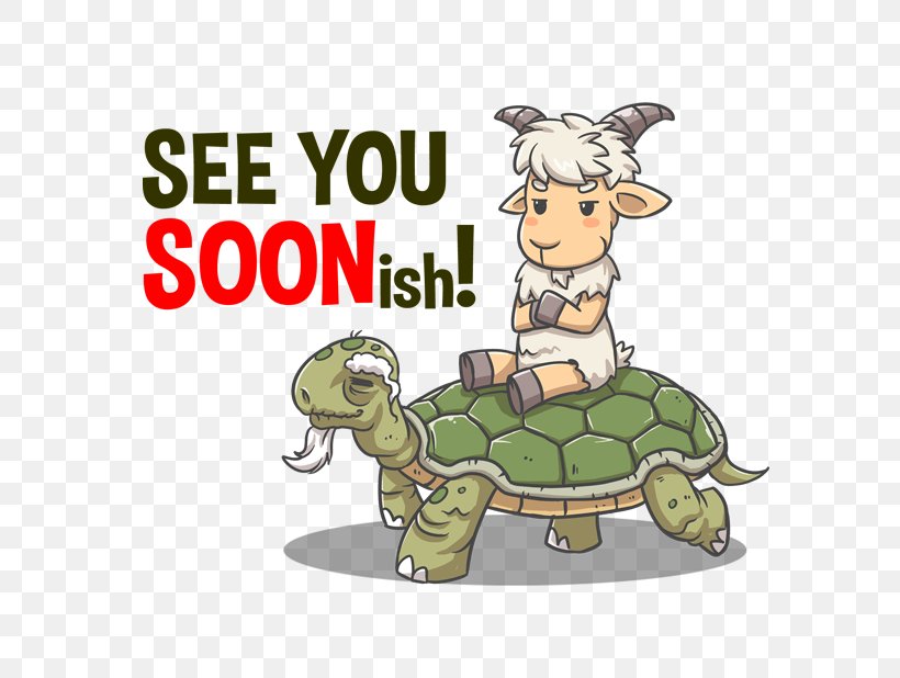 Tortoise Goat Sticker Turtle Clip Art, PNG, 618x618px, Tortoise, Animal, Art, Cartoon, Character Download Free