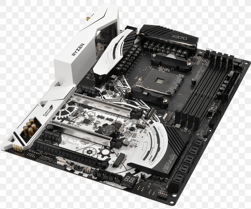 Socket AM4 Motherboard ASRock X370 Taichi ATX, PNG, 1200x1000px, Socket Am4, Advanced Micro Devices, Asrock, Asrock X370 Taichi, Asus Download Free