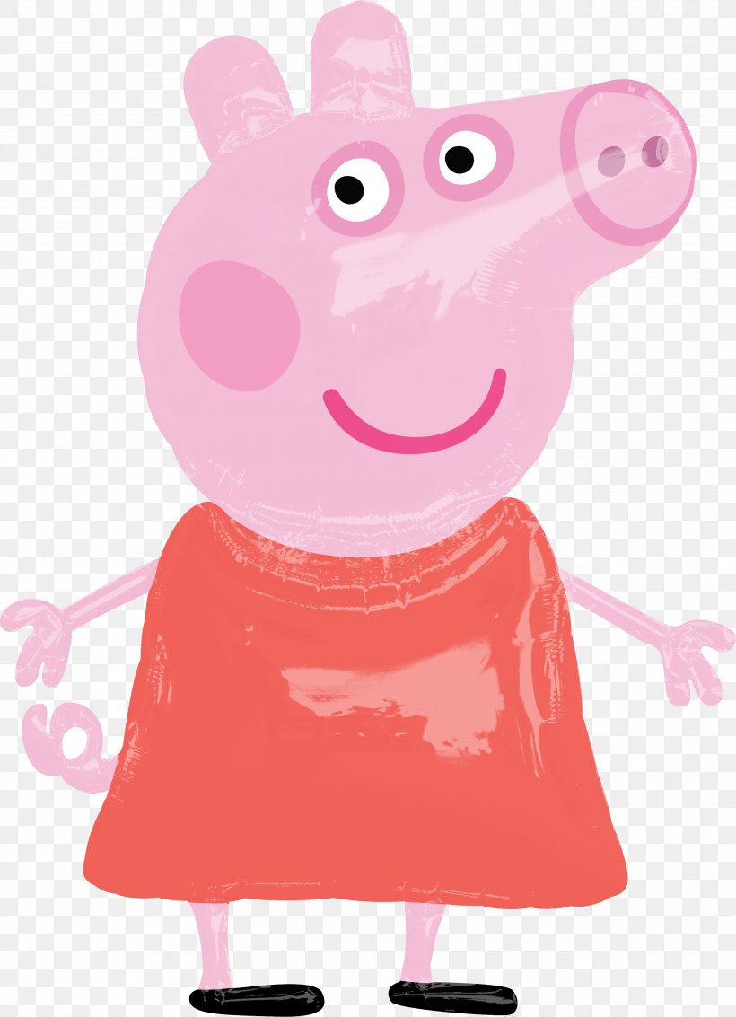 Daddy Pig Grandpa Pig Party Balloon, PNG, 2635x3641px, Daddy Pig, Animal Figure, Animated Cartoon, Animation, Balloon Download Free