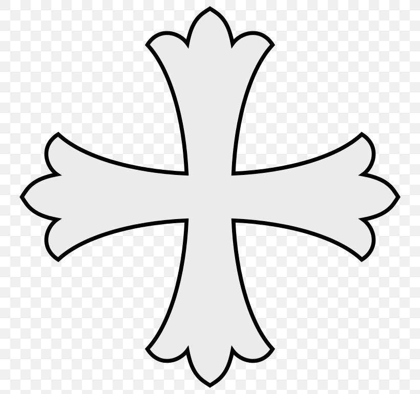 Cross Black And White Clip Art, PNG, 768x768px, Cross, Artwork, Black And White, Color, Coloring Book Download Free