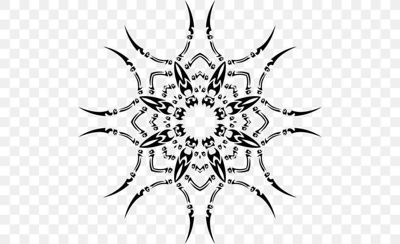Drawing Snowflake, PNG, 500x500px, Drawing, Art, Artwork, Black, Black And White Download Free