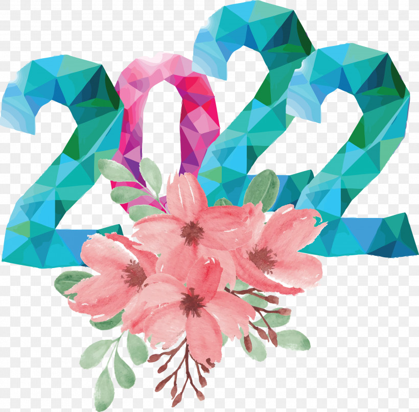 Number 2022 Design, PNG, 3000x2956px, Floral Design, Cut Flowers, Face Shield, Flower, Petal Download Free