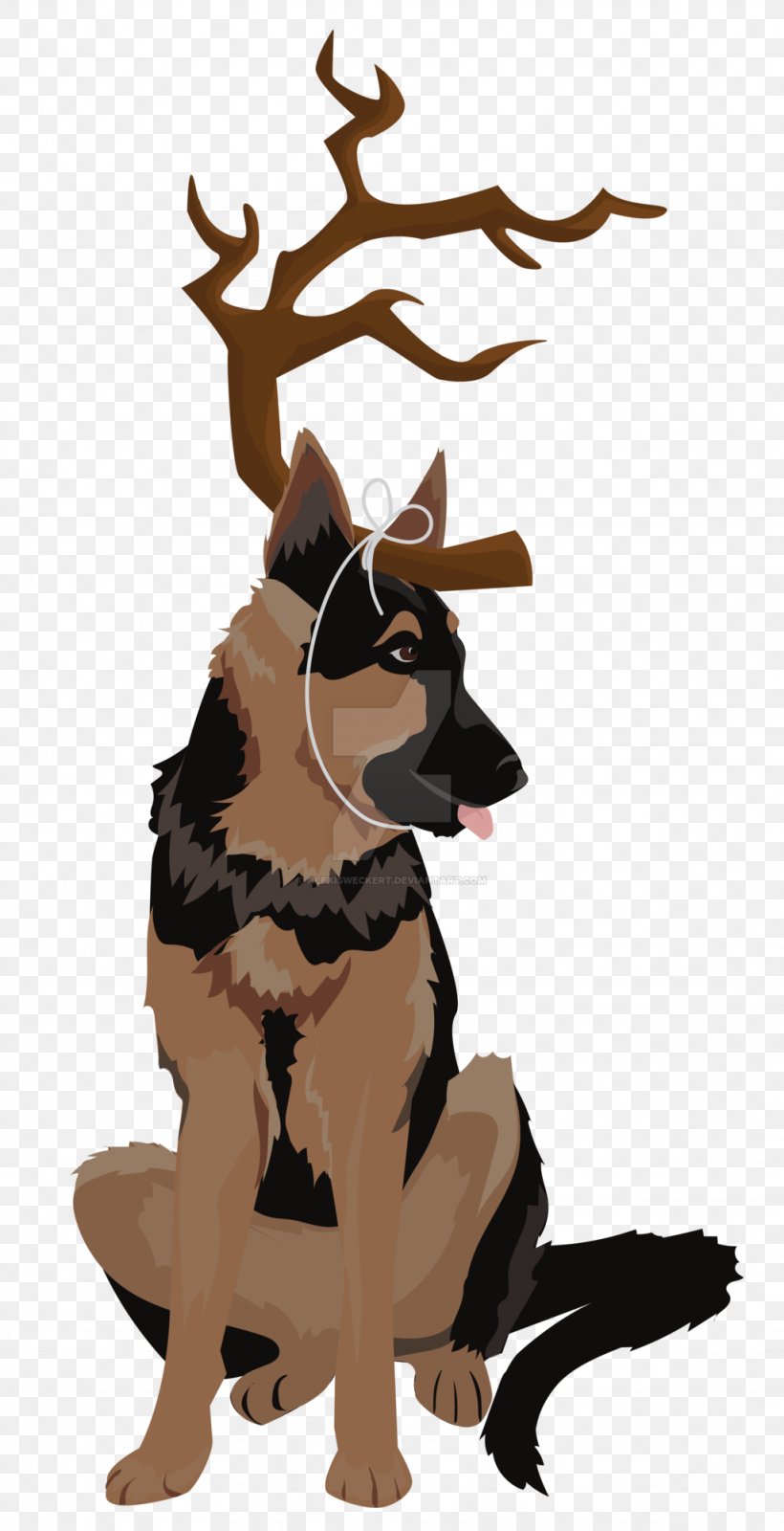 Red X German Shepherd Reindeer Cosplay Animal, PNG, 1024x1999px, Red X, Animal, Animation, Antler, Cosplay Download Free