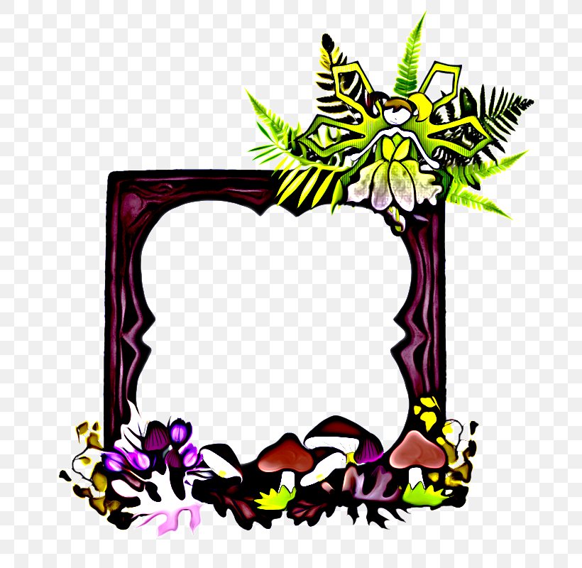 Picture Frames Design Purple Branching Meter, PNG, 758x800px, Picture Frames, Branching, Meter, Picture Frame, Plant Download Free