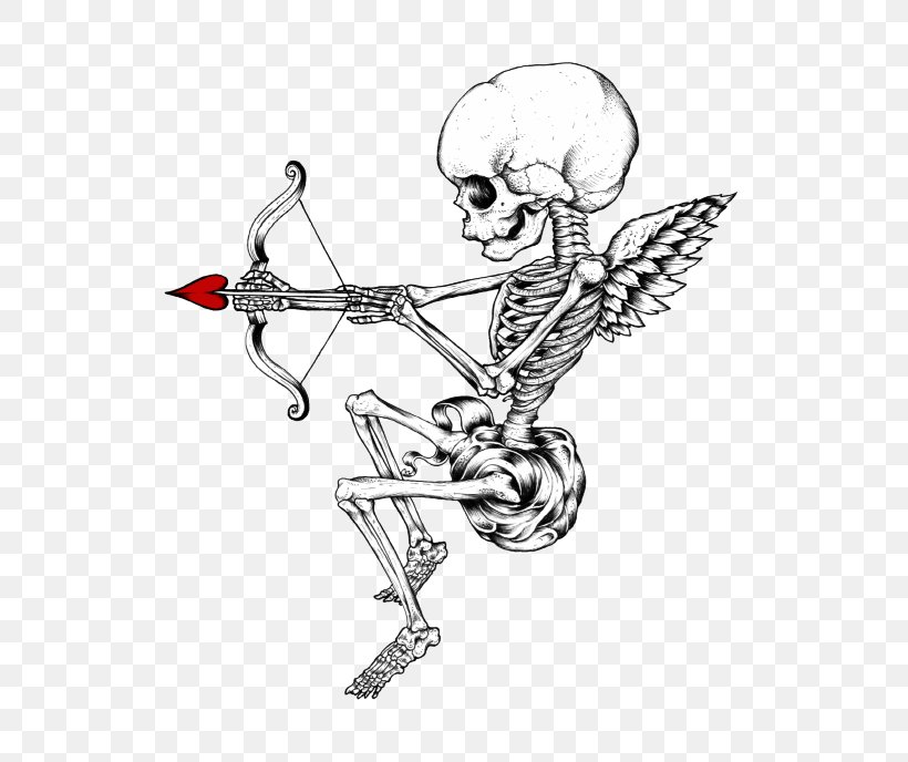 Skeleton Sport Skull PicsArt Photo Studio Love, PNG, 564x688px, Skeleton, Art, Black And White, Body Jewelry, Bone Download Free