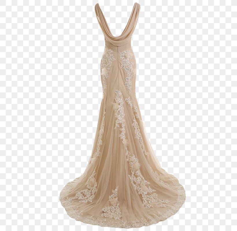 Wedding Dress Evening Gown Neckline, PNG, 800x800px, Wedding Dress, Ball Gown, Beige, Bridal Clothing, Bridal Party Dress Download Free