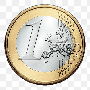 Euro Coin Transparent - 1 Euro Coin Currency Eurozone PNG