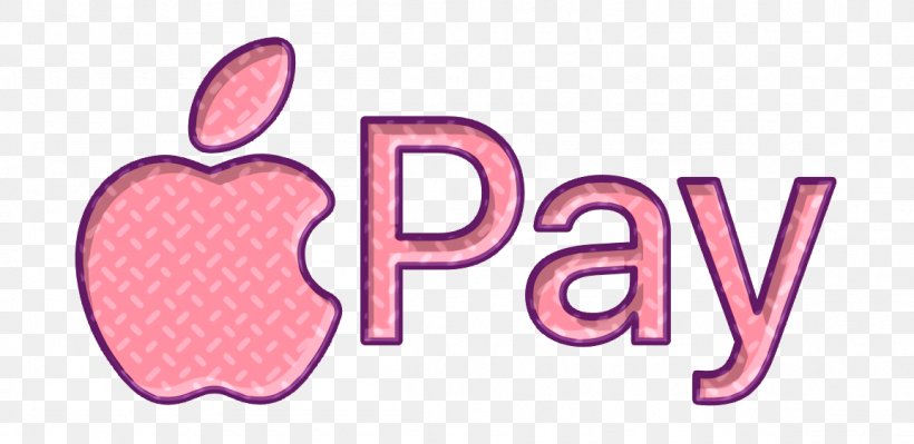 Apple Icon Pay Icon, PNG, 1154x562px, Apple Icon, Logo, Pay Icon, Pink, Text Download Free