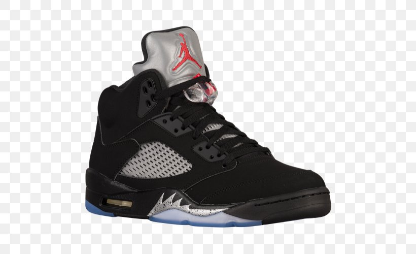 Nike Air Jordan 5 Retro Basketball Shoe, PNG, 500x500px, Air Jordan, Athletic Shoe, Basketball Shoe, Black, Brand Download Free