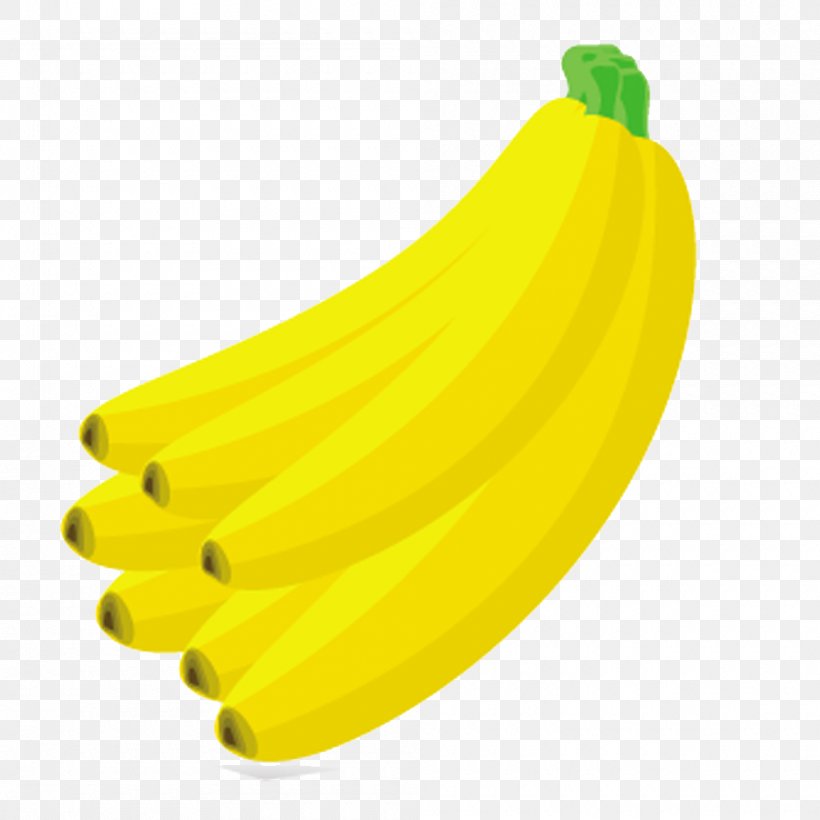 Banana Food Fruit, PNG, 1000x1000px, Banana, Banana Family, Computer, Designer, Eating Download Free