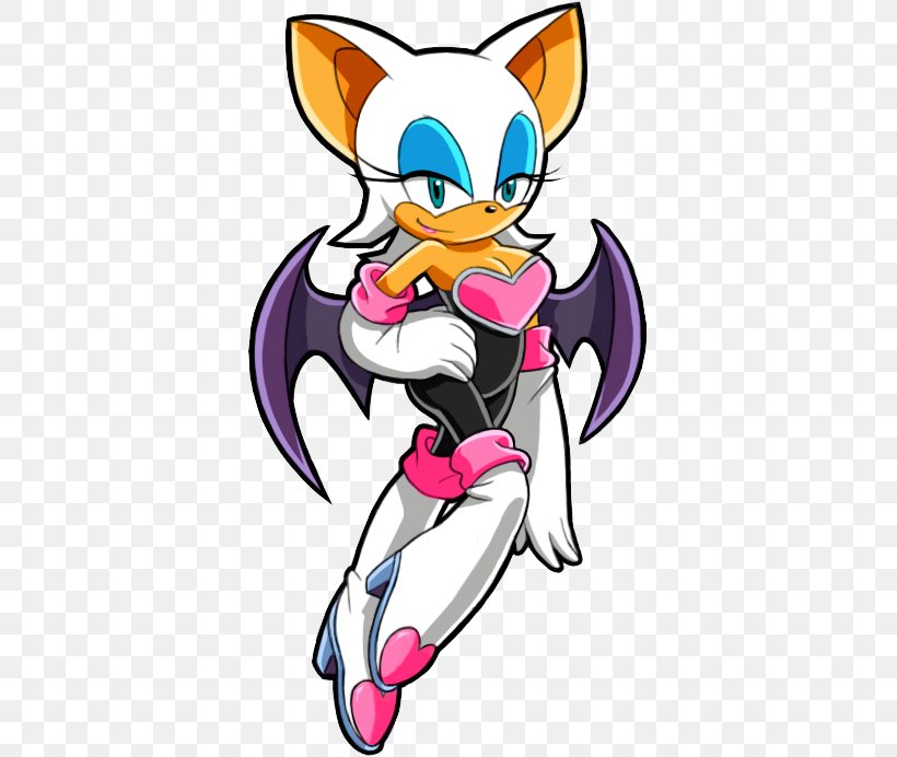 Sonic Chronicles: The Dark Brotherhood Rouge The Bat Knuckles The Echidna Sonic Adventure 2 Metal Sonic, PNG, 366x692px, Rouge The Bat, Amy Rose, Artwork, Blaze The Cat, Carnivoran Download Free