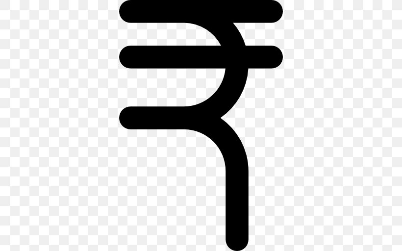 Indian Rupee Sign BSE Currency Money, PNG, 512x512px, Indian Rupee, Black, Black And White, Bse, Currency Download Free