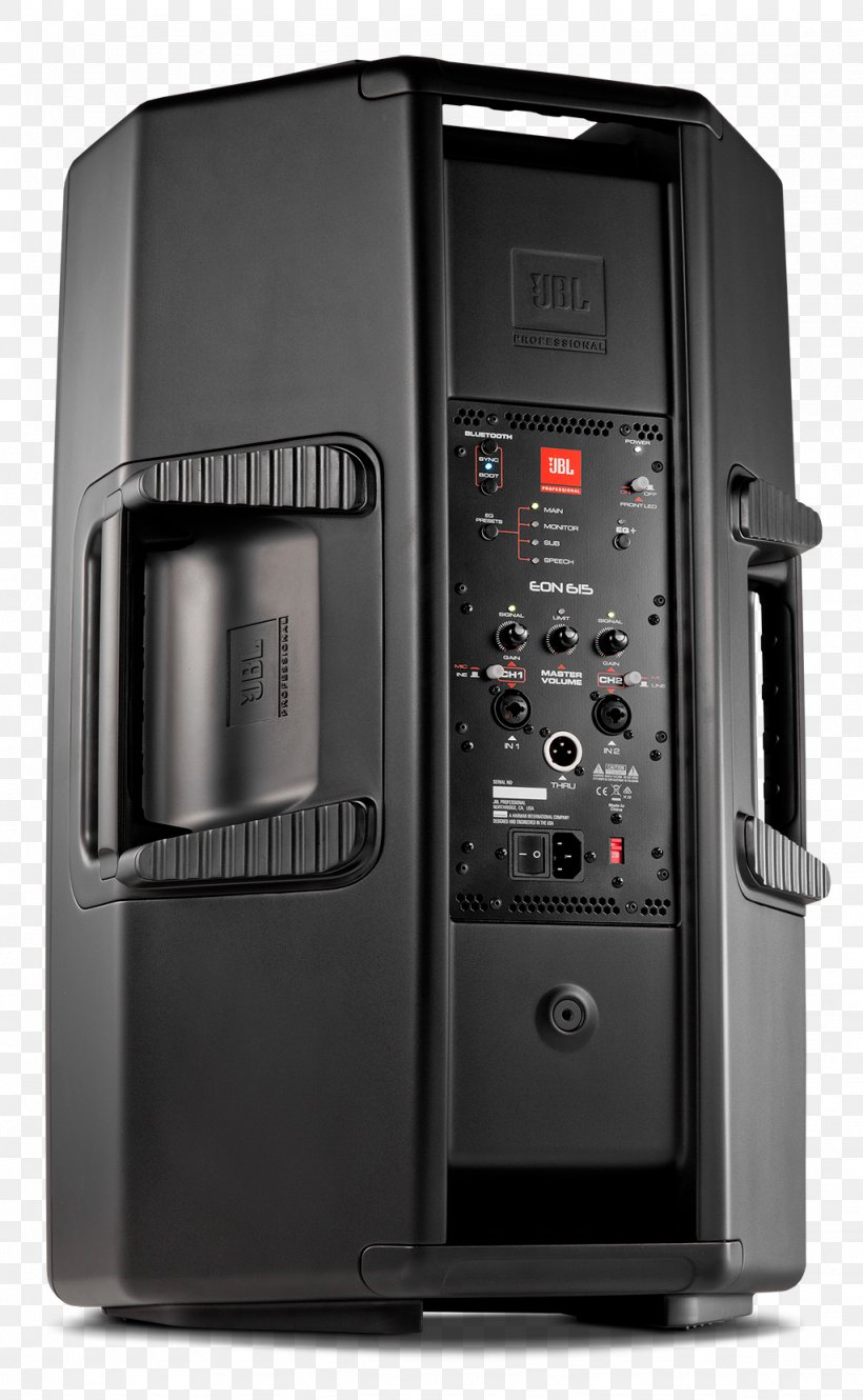 Powered Speakers JBL Professional EON600 Series Loudspeaker Public Address Systems, PNG, 1024x1661px, Powered Speakers, Amplifier, Audio, Audio Equipment, Audio Power Download Free