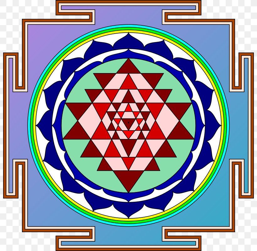 Sri Yantra Symbol Chakra Mandala, PNG, 800x800px, Sri Yantra, Area, Chakra, Hinduism, Mandala Download Free