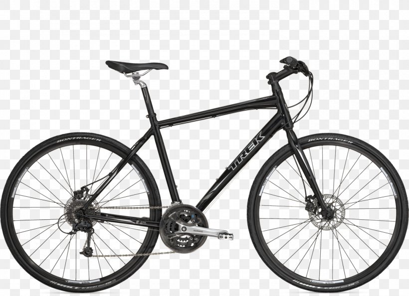 Trek Bicycle Corporation Hybrid Bicycle Disc Brake City Bicycle, PNG, 1490x1080px, Bicycle, Bicycle Accessory, Bicycle Drivetrain Part, Bicycle Frame, Bicycle Frames Download Free